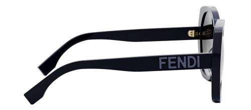 Fendi FE40112I - 90B - 57 Sonnenbrillen Blau Kissenform (Abgerundet)