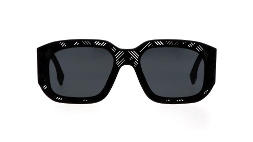 Fendi FE40113I - 02A - 52 Sonnenbrillen Schwarz Eckig