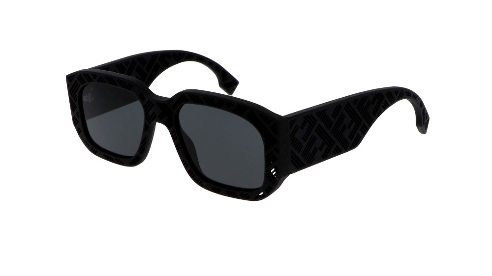 Fendi FE40113I - 02A - 52 Sonnenbrillen Schwarz Eckig