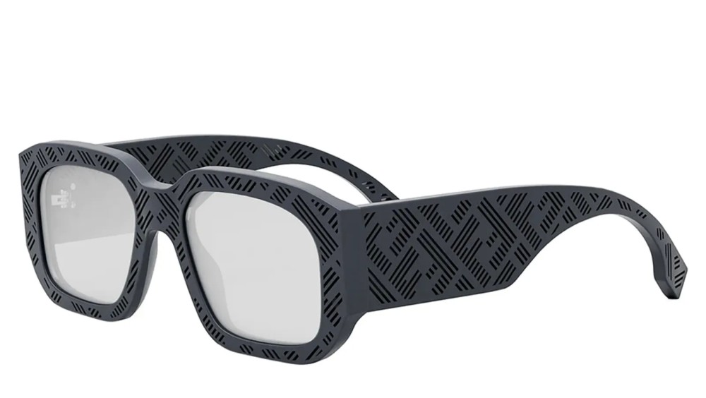 Fendi FE40113I - 20C - 52 Sonnenbrillen Grau Eckig