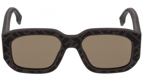 Fendi FE40113I - 50E - 52 Sonnenbrillen Braun Eckig