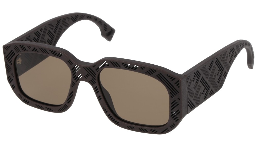 Fendi FE40113I - 50E - 52 Sonnenbrillen Braun Eckig