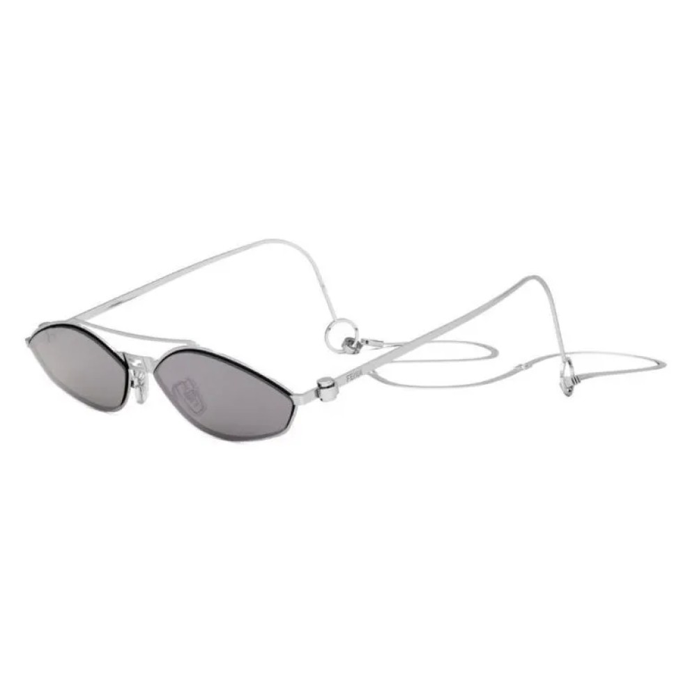 Fendi FE40114U-Y - 16C - 57 Sonnenbrillen Silber Oval