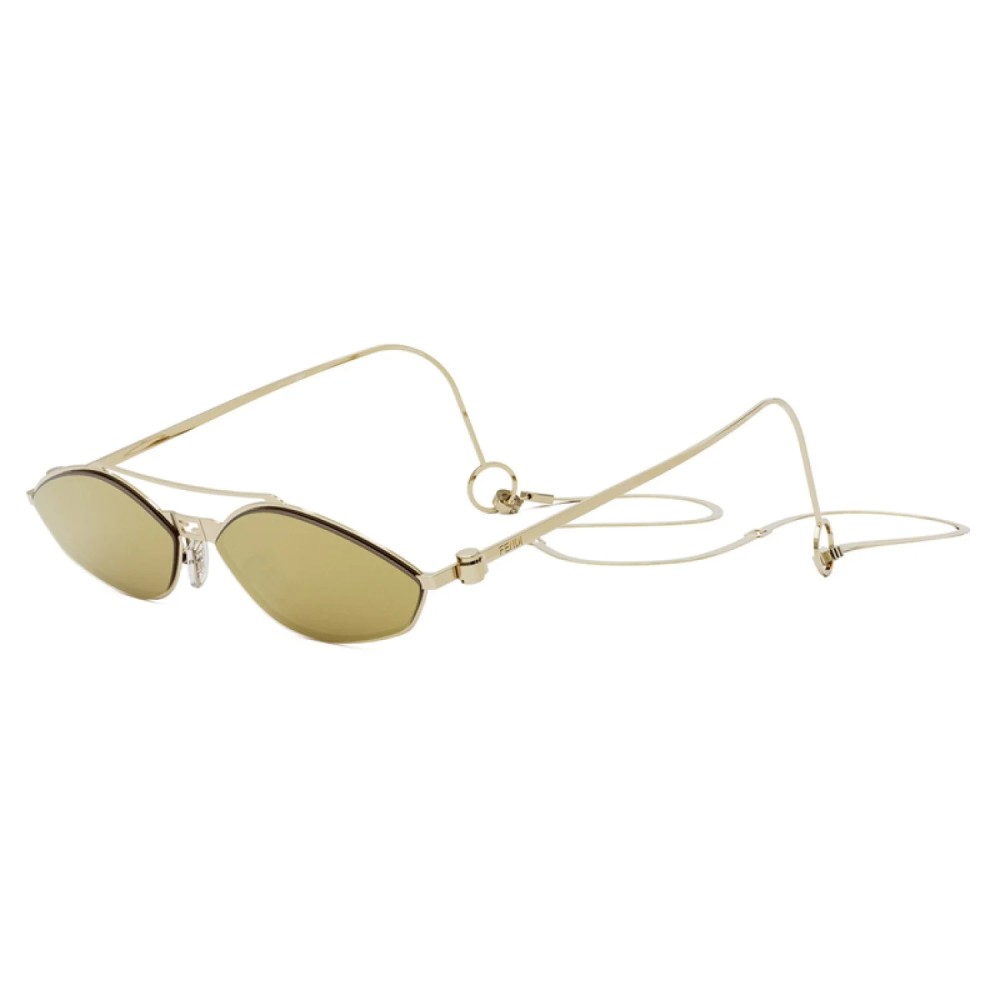 Fendi FE40114U-Y - 30G - 57 Sonnenbrillen Gold Oval
