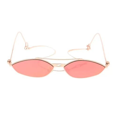 Fendi FE40114U-Y - 33U - 57 Sonnenbrillen Roségold Oval