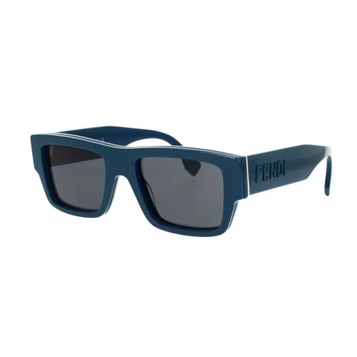 Fendi FE40118I - 90V - 53 Sonnenbrillen Blau Eckig