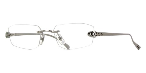 Cartier CT0494O - 002 - 55 Brillenfassungen Silber Eckig