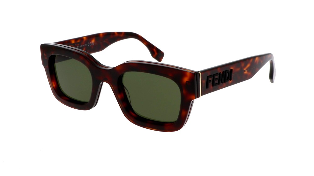 Fendi FE40119I - 54N - 50 Sonnenbrillen Havana Eckig