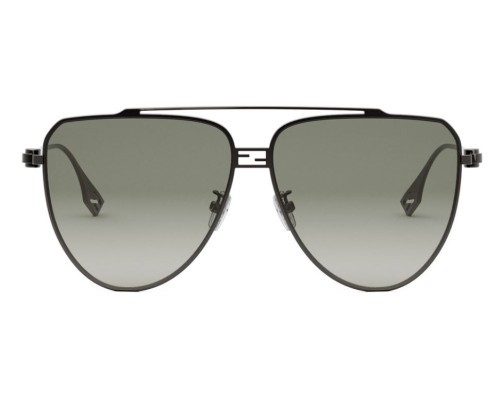 Fendi FE40122U - 14P - 59 Sonnenbrillen Schwarz Pilot (Aviator)