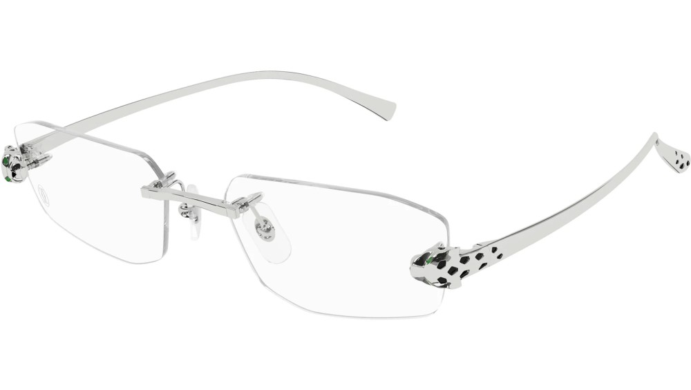 Cartier CT0494O - 002 - 55 Brillenfassungen Silber Eckig