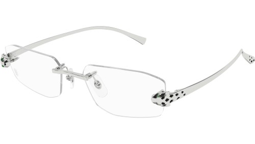 Cartier CT0494O - 002 - 55 Brillenfassungen Silber Eckig