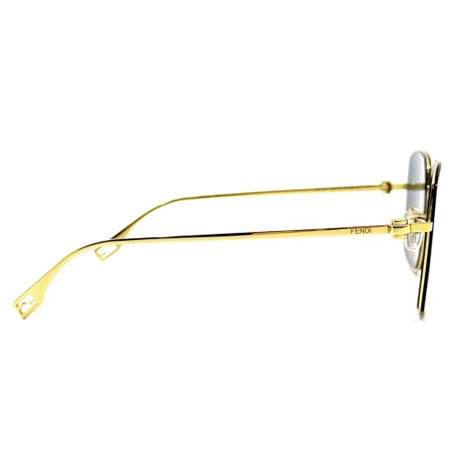 Fendi FE40123U - 30A - 55 Sonnenbrillen Gold Eckig