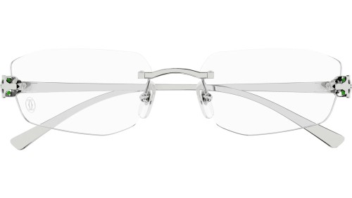 Cartier CT0494O - 002 - 55 Brillenfassungen Silber Eckig