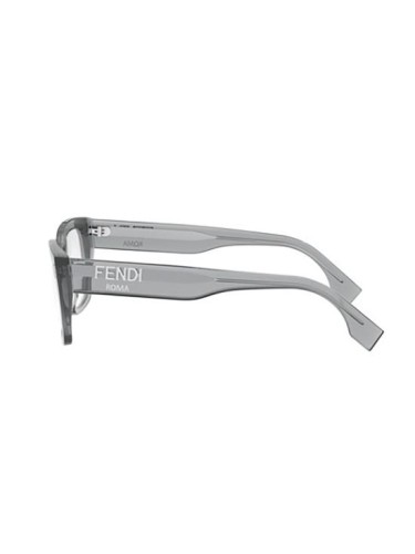Fendi FE50094I - 020 - 52 Brillenfassungen Grau Eckig
