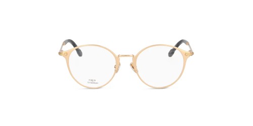 Fred FG50022U - 030 - 50 Brillenfassungen Gold Rund