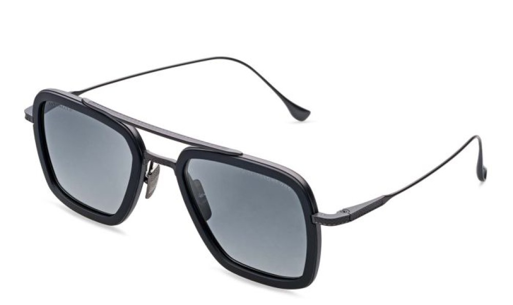Dita FLIGHT.006 7806 - N - 52 - MIT POLARISIERTEN GLÄSERN Sonnenbrillen Schwarz Pilot (Aviator)