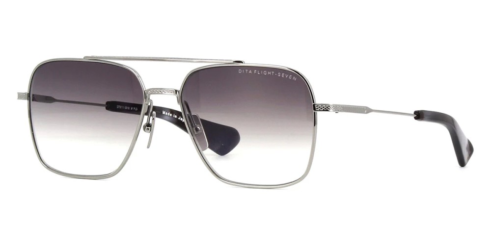 Dita FLIGHT-SEVEN DTS111 - 01 - 57 Sonnenbrillen Silber Pilot (Aviator)