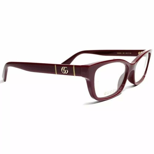 Gucci GG0635O - 006 - 53 Brillenfassungen Burgunder Eckig
