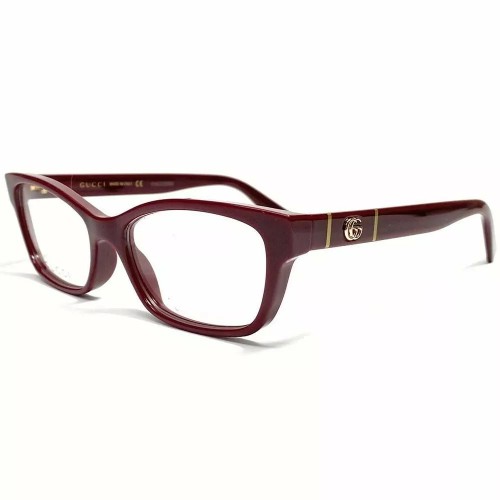 Gucci GG0635O - 006 - 53 Brillenfassungen Burgunder Eckig