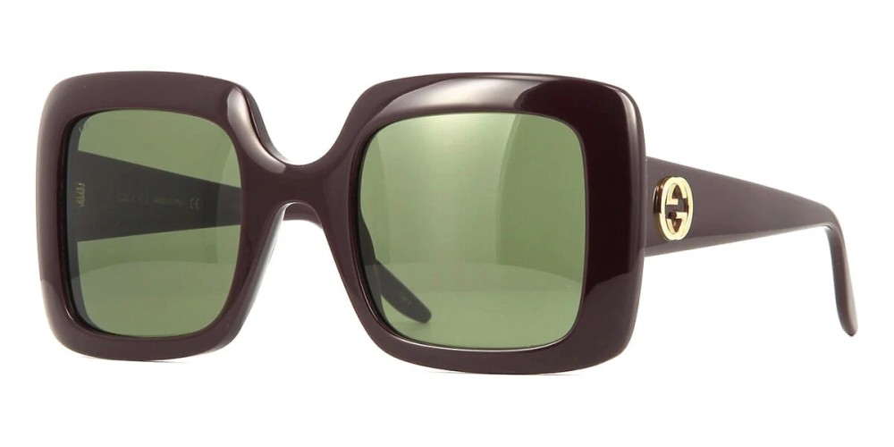 Gucci GG0896S - 003 - 52 Sonnenbrillen Burgunder Eckig