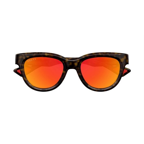 Gucci GG1620S - 002 - 52 Sonnenbrillen Havana Kissenform (Abgerundet)
