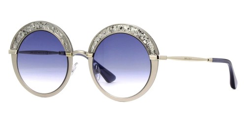 Jimmy Choo GOTHA/S - 5RLKC - 50 Sonnenbrillen Silber Rund