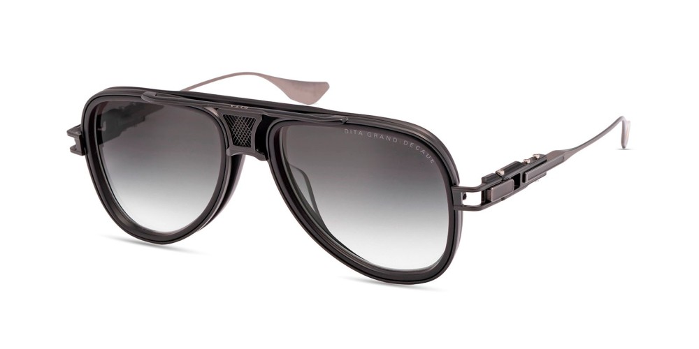 Dita GRAND-DECADE DTS460-A - 02 - 56 Sonnenbrillen Schwarz Pilot (Aviator)