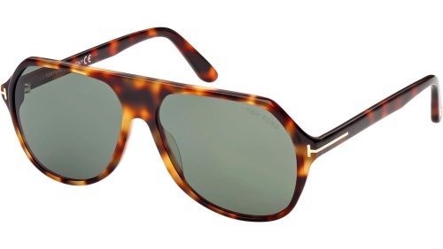 Tom Ford FT0934 HAYES - 53N - 59 Sonnenbrillen Havanna Pilot (Aviator)