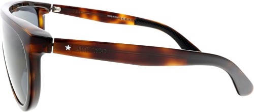 Jimmy Choo HUGO/S - 086IR Sonnenbrillen Havana Flacher Oberteil