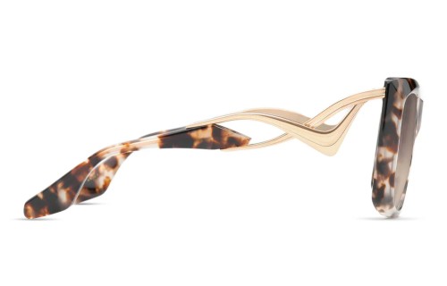 Dita ICELUS DTS438-A - 03 - 55 Sonnenbrillen Kissenform (Abgerundet)