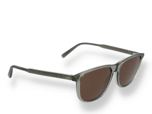 Dior INDIOR S3I - 55F0 A - 56 Sonnenbrillen Grün Eckig