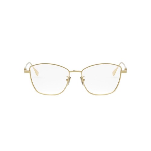 Fendi FE50108F - 030 - 54 Brillenfassungen Gold Kissenform (Abgerundet)