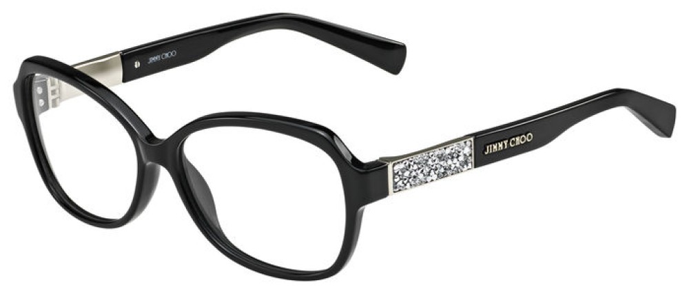 Jimmy Choo JC108 - 29A - 55 Brillenfassungen Schwarz Eckig