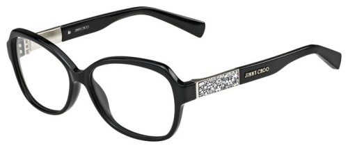 Jimmy Choo JC108 - 29A - 55 Brillenfassungen Schwarz Eckig