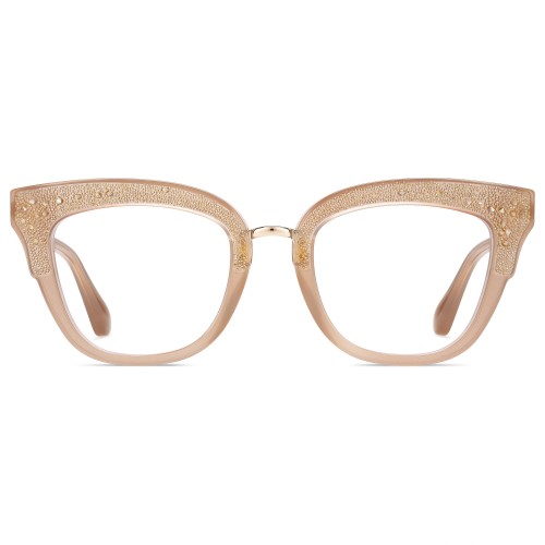 Jimmy Choo JC237 - FWM - 49 Brillenfassungen Beige Cat Eye