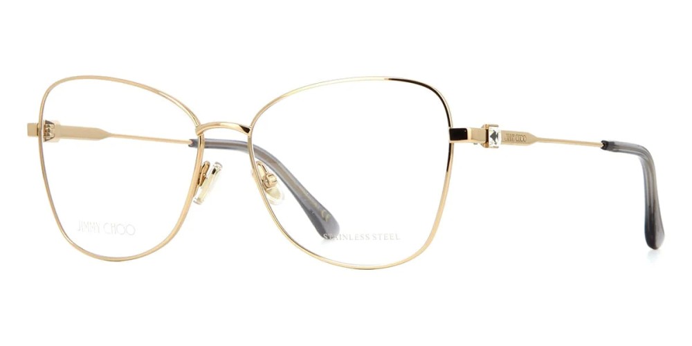 Jimmy Choo JC304 - 000 - 56 Brillenfassungen Gold Cat Eye