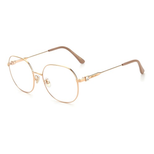 Jimmy Choo JC305/G - DDB - 55 Brillenfassungen Gold Kissenform (Abgerundet)