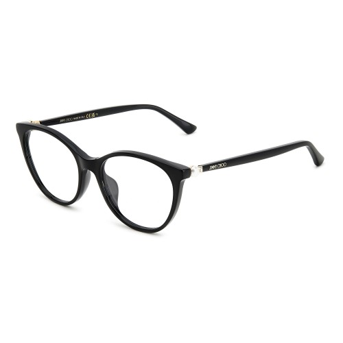 Jimmy Choo JC378/G - 807 - 53 Brillenfassungen Schwarz Kissenform (Abgerundet)