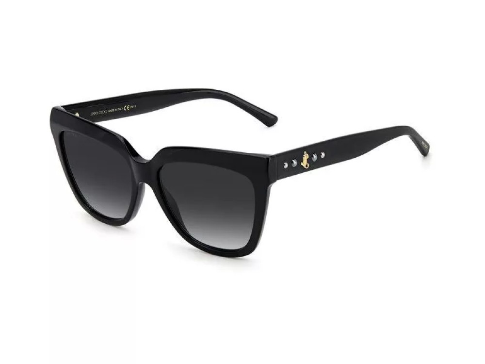 Jimmy Choo JULIEKA/S - 8079O - 55 Sonnenbrillen Schwarz Kissenform (Abgerundet)