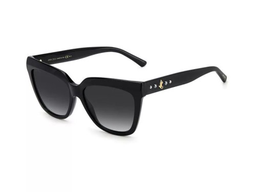 Jimmy Choo JULIEKA/S - 8079O - 55 Sonnenbrillen Schwarz Kissenform (Abgerundet)