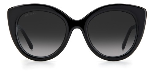 Jimmy Choo LEONE/S - 8079O - 52 Sonnenbrillen Schwarz Kissenform (Abgerundet)