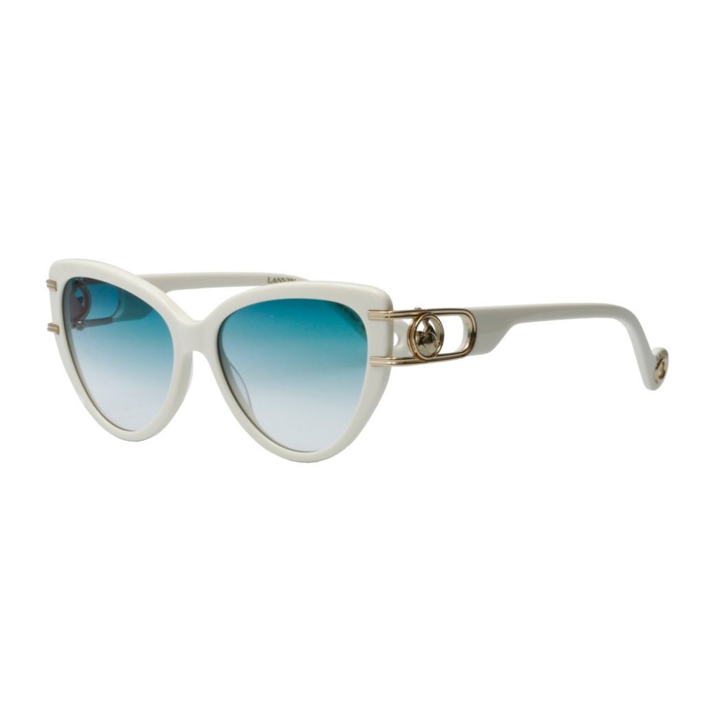 Lanvin LNV643S - 102 - 56 Sonnenbrillen Weiß Cat Eye