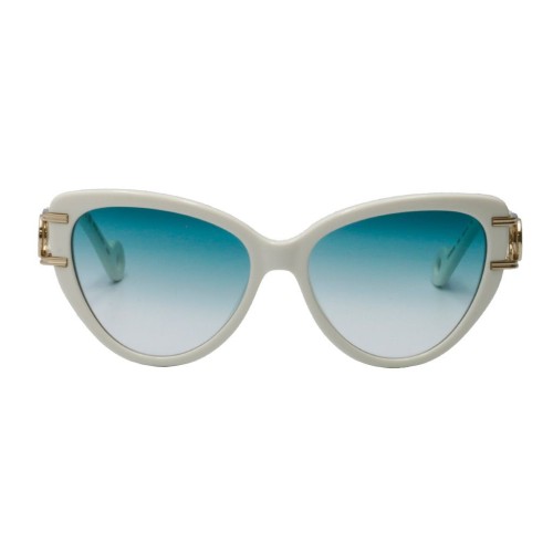 Lanvin LNV643S - 102 - 56 Sonnenbrillen Weiß Cat Eye