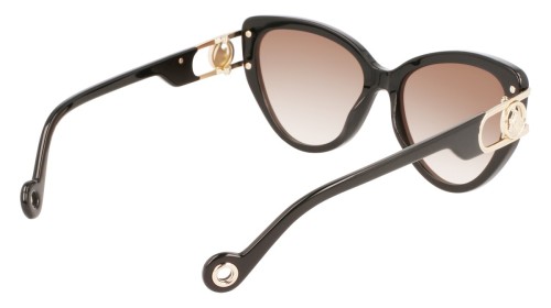 Lanvin LNV643S - 001 - 56 Sonnenbrillen Schwarz Cat Eye