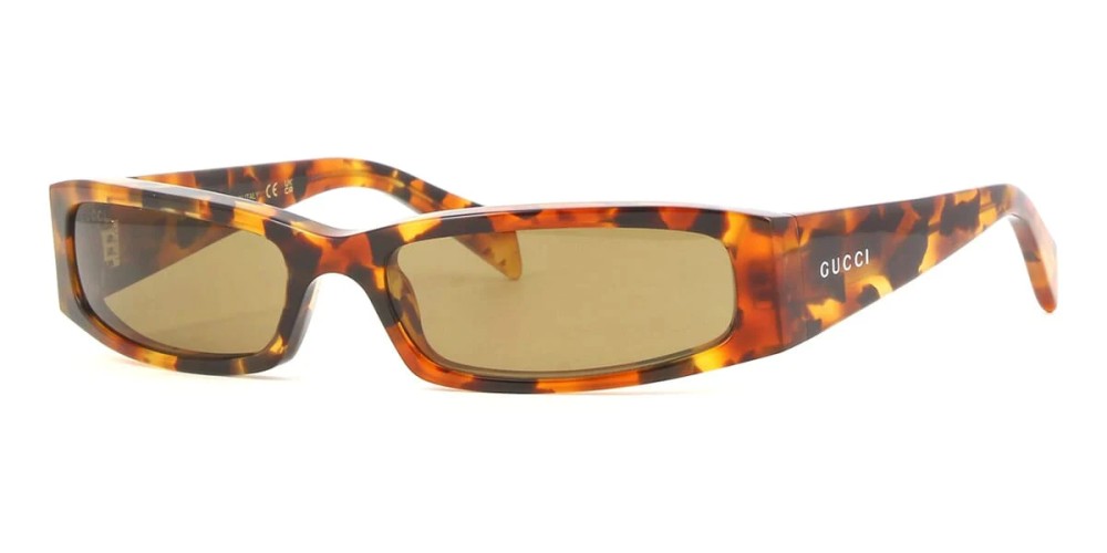 Gucci GG1778S - 008 - 58 Sonnenbrillen Havana Eckig