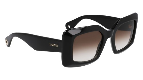 Lanvin LNV649S - 001 - 50 Sonnenbrillen Schwarz Eckig