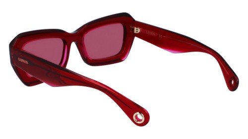 Lanvin LNV662S - 605 - 54 Sonnenbrillen Rot Eckig