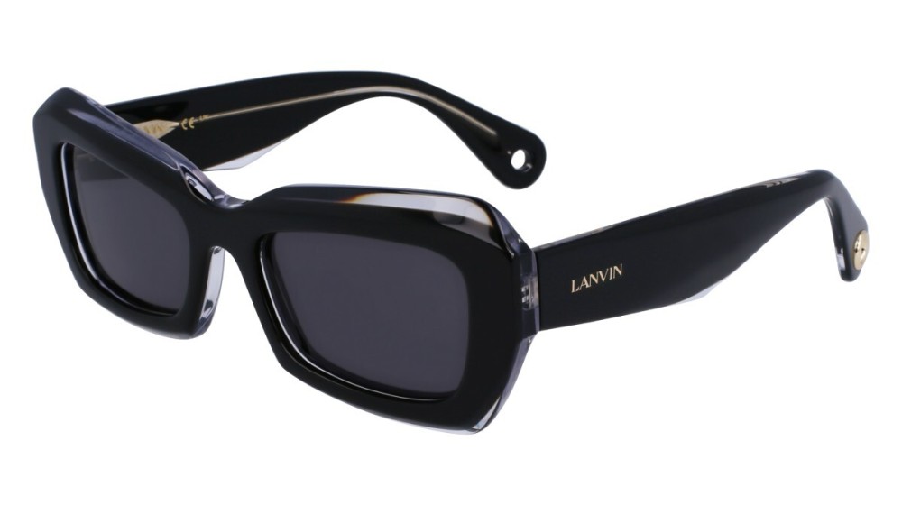Lanvin LNV662S - 010 - 54 Sonnenbrillen Schwarz Eckig