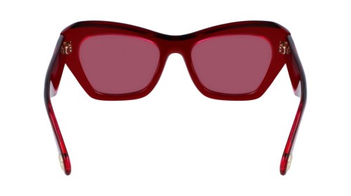Lanvin LNV663S - 605 - 53 Sonnenbrillen Rot Cat Eye