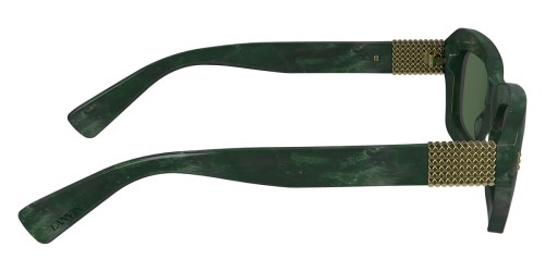 Lanvin LNV667S - 334 - 52 Sonnenbrillen Grün Eckig